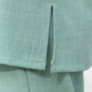 Buddha Stones 2Pcs Chinese Frog-Button Long Sleeve Shirt Top Pants Meditation Zen Tai Chi Cotton Clothing Women's Set - image 17