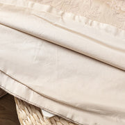 Buddha Stones Fall Jacquard Floral Print Frog-Button Stand Collar Long Sleeve Women's Cotton Shirt - image 23