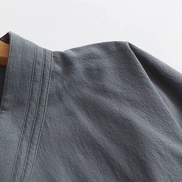 Buddha Stones Wudang Traditional Tai Chi Ceremony Long Wide Sleeve Men's Taoist Long Robe - image 6