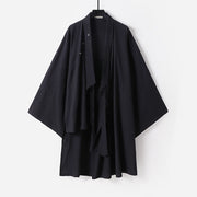 Buddha Stones Wudang Traditional Tai Chi Ceremony Three Quarter Sleeve Men's Taoist Long Robe - image 4