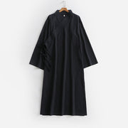 Buddha Stones Wudang Traditional Tai Chi Martial Arts Ceremony Long Sleeve Men's Taoist Long Robe - image 15