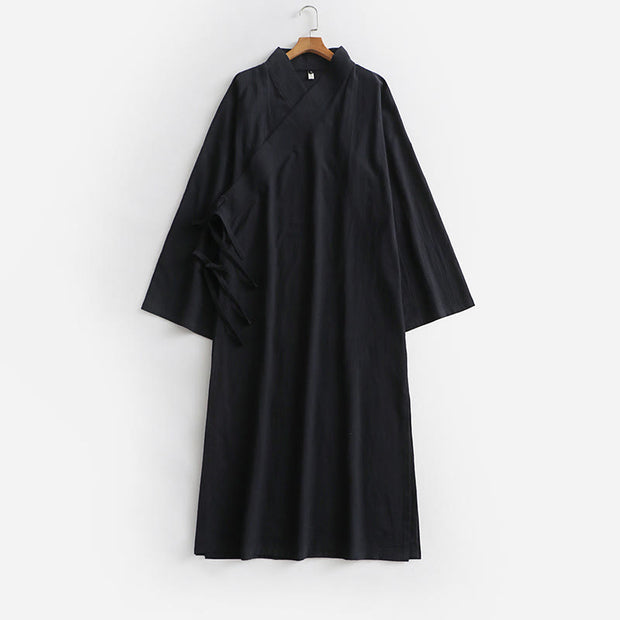 Buddha Stones Wudang Traditional Tai Chi Martial Arts Ceremony Long Sleeve Men's Taoist Long Robe - image 15