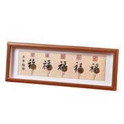 Buddha Stones Fu Character Five-emperor Coins Lucky Fortune Photo Frame Ornament Home Decor - image 12