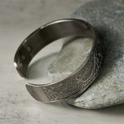 Buddha Stones The Tree Of Life Copper Open Balance Luck Cuff Bracelet Bangle - image 2