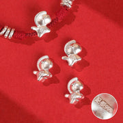 Buddha Stones 999 Sterling Silver Red Agate Year Of The Horse Freedom String Bracelet - image 12