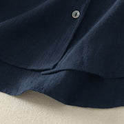 Buddha Stones Fall Crew Collar Long Sleeve Women's Polyester Shirt With Pockets - image 3