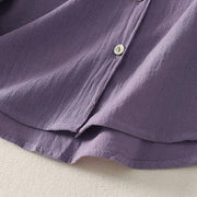 Buddha Stones Fall Crew Collar Long Sleeve Women's Polyester Shirt With Pockets - image 7