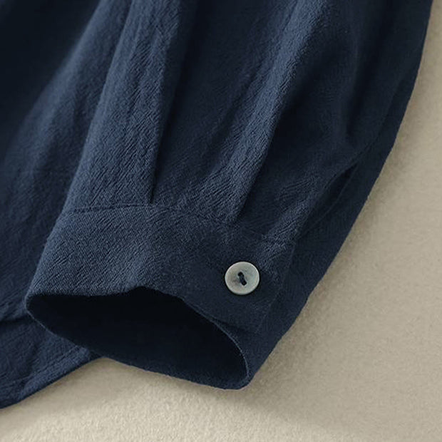 Buddha Stones Fall Crew Collar Long Sleeve Women's Polyester Shirt With Pockets - image 2