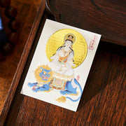 Buddha Stones Chinese Zodiac Natal Buddha Copper Coins Sachet Blessing Hanging Decoration - image 1