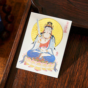 Buddha Stones Chinese Zodiac Natal Buddha Mountain Ghosts Spend Money Copper Coins Sachet Hanging Decoration - image 5