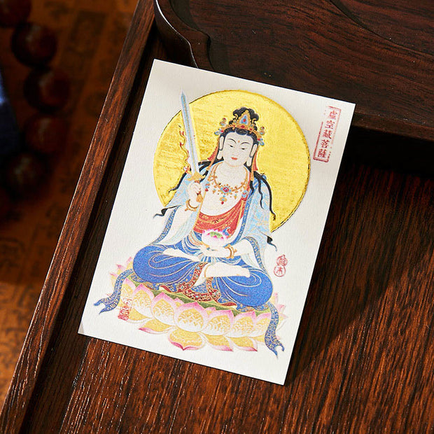 Buddha Stones Chinese Zodiac Natal Buddha Mountain Ghosts Spend Money Copper Coins Sachet Hanging Decoration - image 5