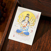 Buddha Stones Chinese Zodiac Natal Buddha Mountain Ghosts Spend Money Copper Coins Sachet Hanging Decoration - image 3