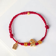 Buddha Stones Year Of The Horse Success Strength Braided String Adjustable Bracelet - image 1