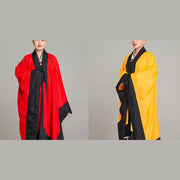 Buddha Stones Wudang Solid Color Long Wide Sleeve Unisex Taoist Robe Kimono For Qigong Tai Chi Ceremony - image 17