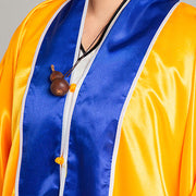 Buddha Stones Wudang Crane Embroidery Long Wide Sleeve Unisex Taoist Robe Gown Kimono For Qigong Tai Chi Ceremony - image 13