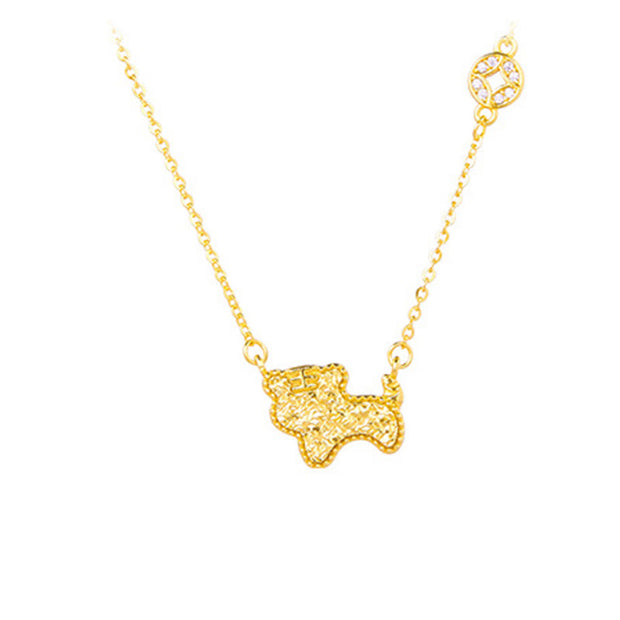 Buddha Stones Year Of The Horse Chinese Zodiac 925 Sterling Silver Coin Design Blessing Chain Necklace Pendants - Tiger - Silver(Blessing ♥ Protection) - image 15