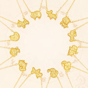 Buddha Stones Year Of The Horse Chinese Zodiac 925 Sterling Silver Coin Design Blessing Chain Necklace Pendants - image 0