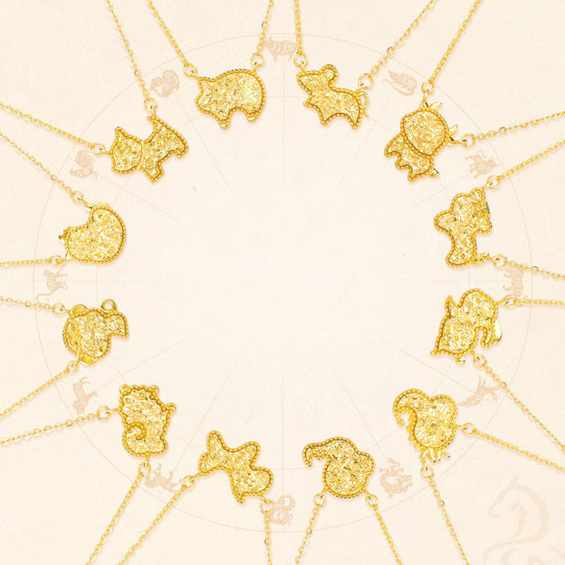 Buddha Stones Year Of The Horse Chinese Zodiac 925 Sterling Silver Coin Design Blessing Chain Necklace Pendants - image 0