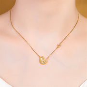 Buddha Stones Year Of The Horse Chinese Zodiac 925 Sterling Silver Coin Design Blessing Chain Necklace Pendants - image 28