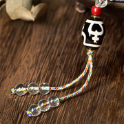 Buddha Stones 108 Beads Liuli Crystal Dzi Bead Agate Blessings Tassel Mala - image 6