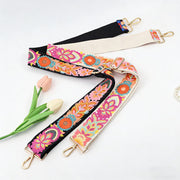 Buddha Stones Multicolor Flower Embroidery Adjustable Handbags Crossbody Shoulder Bag Straps - image 4