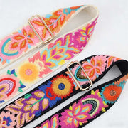 Buddha Stones Multicolor Flower Embroidery Adjustable Handbags Crossbody Shoulder Bag Straps - image 6