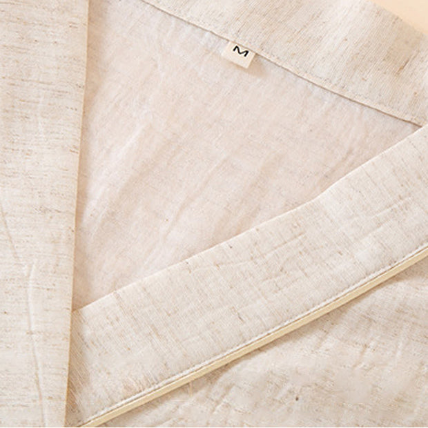 Buddha Stones 2pcs Colorful Floral Butterfly Long Sleeve V-Neck Shirt Pants Cotton Pajamas Set With Pockets - image 2