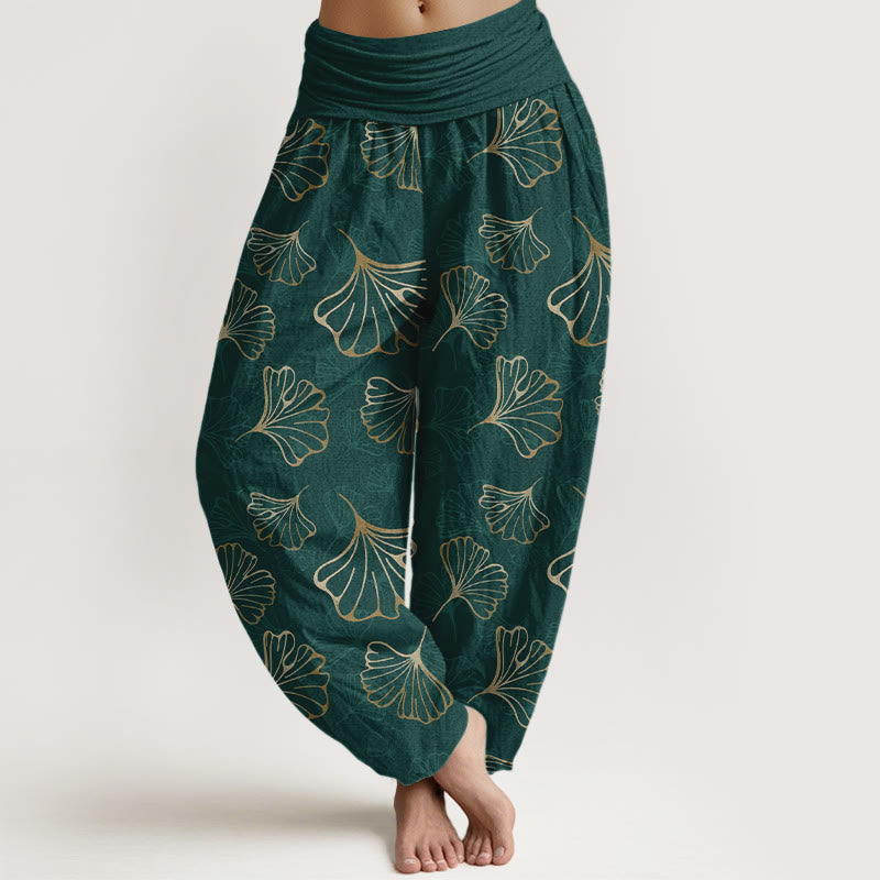 Buddha Stones Pure Cotton Minimalist Style Ginkgo Leaves Pattern
