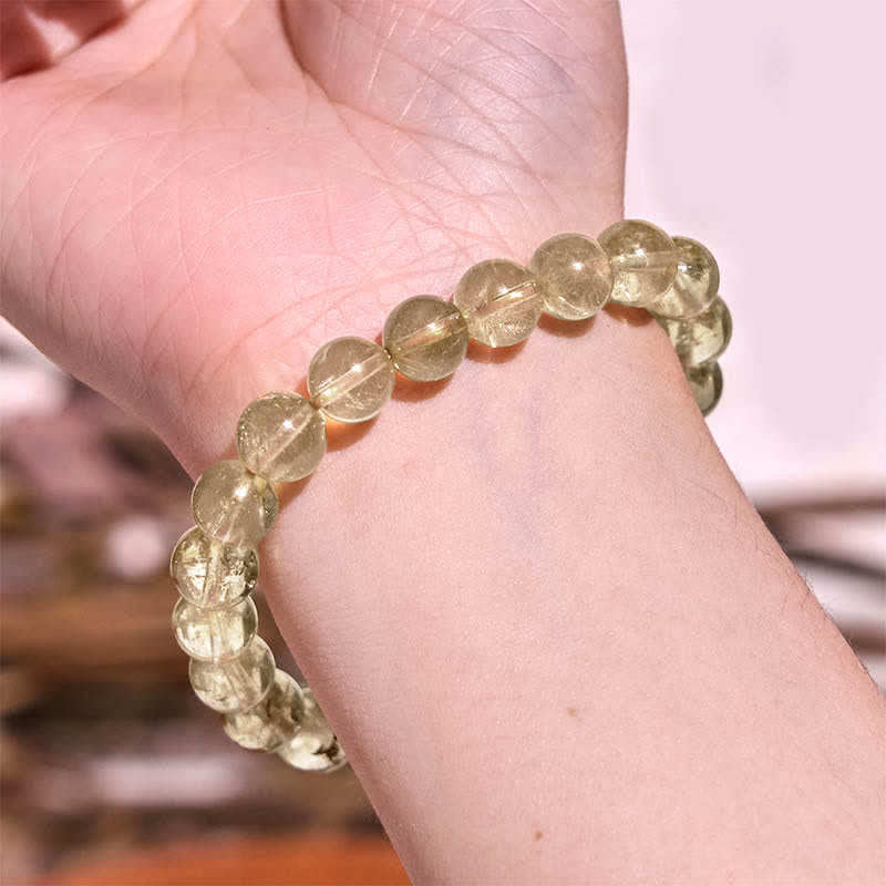 Buddha Stones Natural Golden Rutilated Quartz Auspiciousness