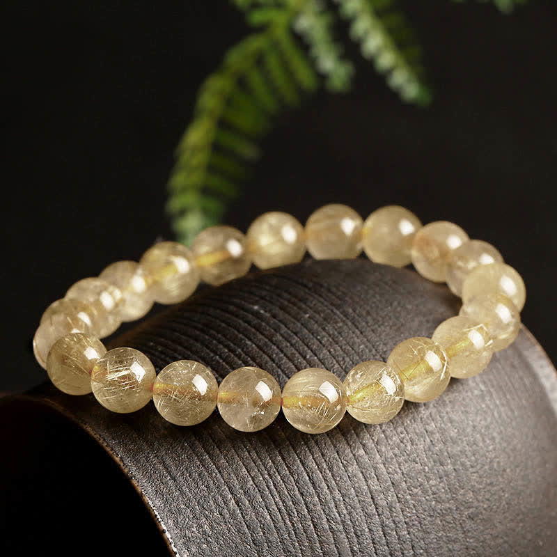 charity⭐︎天然石 Buddha Stones Natural Golden Rutilated Quartz Auspiciousness
