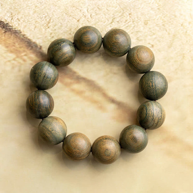 Buddha Stones Tibetan Green Sandalwood Soothing Cure Bracelet (Extra 35% Off | USE CODE: FS35) - 20mm(12 Beads) - image 17