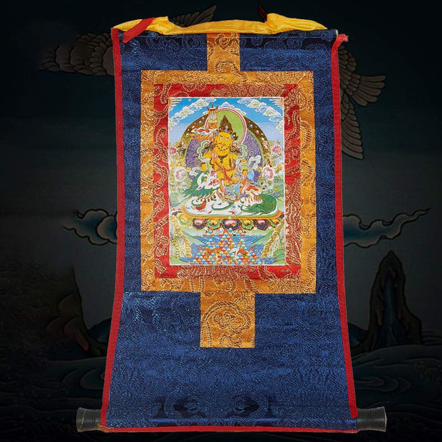 Buddha Stones Tibetan Framed Thangka Blessing Protection Decoration (Extra 30% Off | USE CODE: FS30) - image 3