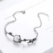 Buddha Stones "Sending Grace and Harmony"Plum Blossom Chalcedony Bracelet Includes Gift Message Card - image 15