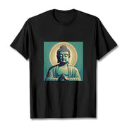 Buddha Stones Aura Green Buddha Tee T-shirt T-Shirts BS Black 2XL