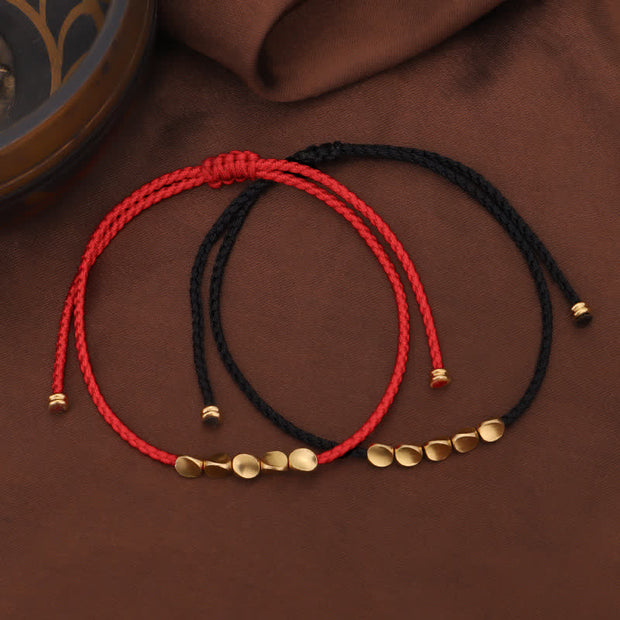 Buddha Stones FengShui Lucky Red String Bracelet