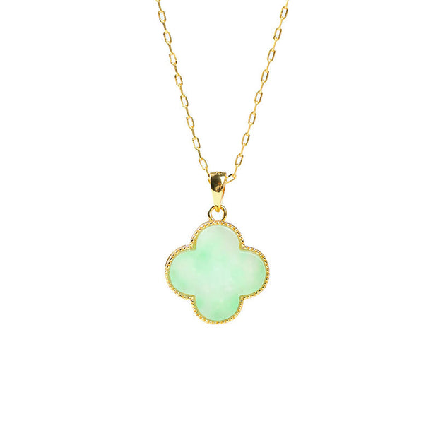 Buddha Stones "May Luck and Joy Be With You" Jade Necklace Includes Gift Message Card - image 11