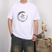 Buddha Stones OM Mantra Sanskrit Tee T-shirt T-Shirts BS 4