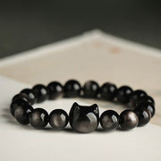 Buddha Stones "All the best for Luck and Confidence" Lovely Cat Bracelet Includes Gift Message Card - image 18