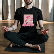 Buddha Stones BREATHE Pink Lotus Flower Tee T-shirt T-Shirts BS 3