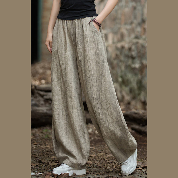 Buddha Stones Retro Tie Dye Harem Pants Casual Women's Yoga Pants With Pockets Harem Pants BS 1