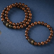 FREE Today: Keep Away Evil Spirits Sandalwood Ebony Wood Bead Healing Single Double Wrap Bracelet