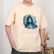 Buddha Stones Sanskrit Mahadev Comes To Your Aid Tee T-shirt T-Shirts BS 7