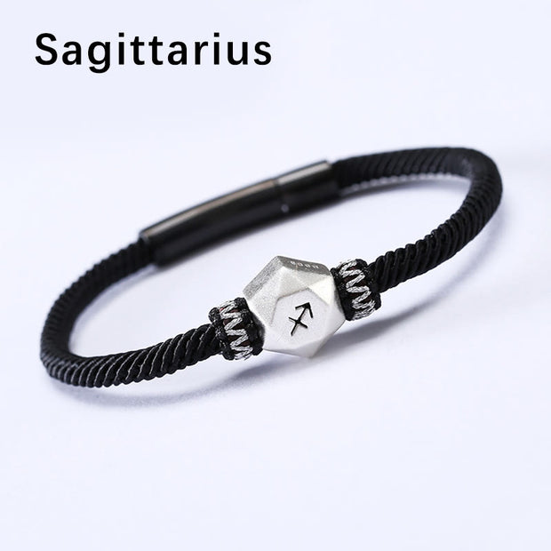 Buddha Stones 999 Sterling Silver 12 Constellations of the Zodiac Protection Handmade String Bracelet (Extra 35% Off | USE CODE: FS35) - image 16