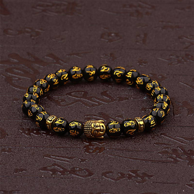 Buddha Stones Tibetan Buddha Mantra Amulet Bracelet (Extra 35% Off | USE CODE: FS35) - image 3