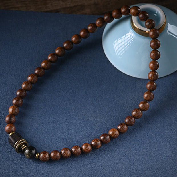 FREE Today: Keep Away Evil Spirits Sandalwood Ebony Wood Bead Healing Single Double Wrap Bracelet