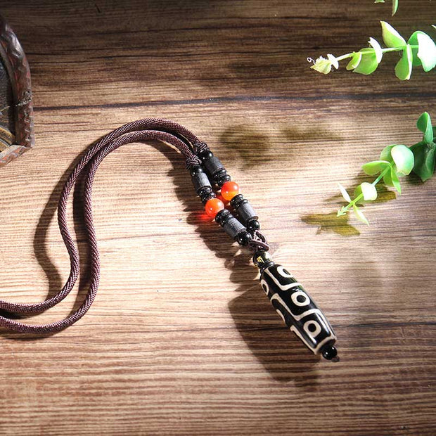 Buddha Stones Tibetan Nine-Eye Dzi Bead Wealth Necklaces & Pendants (Extra 35% Off | USE CODE: FS35) - image 4