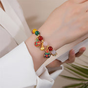 Buddha Stones Gold Swallowing Beast Family Various Agate Crystal Success Bracelet (Extra 35% Off | USE CODE: FS35) - image 6