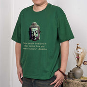 Buddha Stones How People Treat You Is Their Karma Buddha Tee T-shirt T-Shirts BS 21