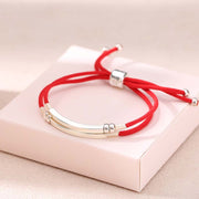 Buddha Stones 925 Sterling Silver Red String Layered Braid Bracelet