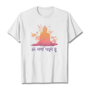 Buddha Stones Sanskrit OM NAMAH SHIVAYA Tee T-shirt T-Shirts BS White 2XL